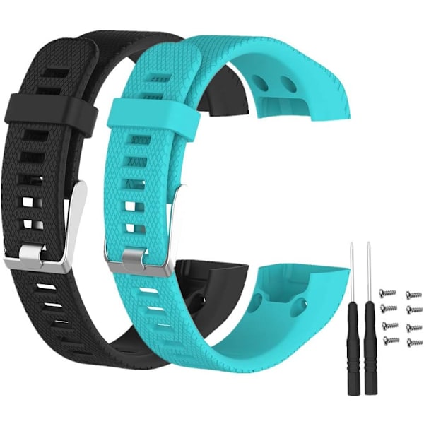 Watch Band til Garmin Apprach 40/10, Silicne Erstatnings Sportsrem Watch Strap til Garmin Vivsmart HR Plus (Farve 6)