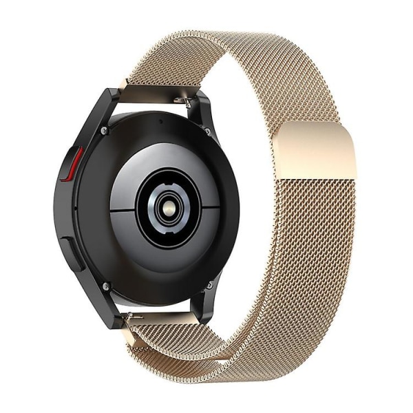 Udskiftningsrem i rustfrit stål, magnetisk Milan Fashion-armbånd til Samsung Galaxy Watch 3 champagne gold 22mm