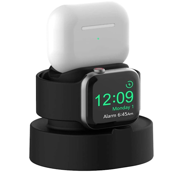 Lämplig til Apple Watch Stand Airpods 2-i-1 opladning