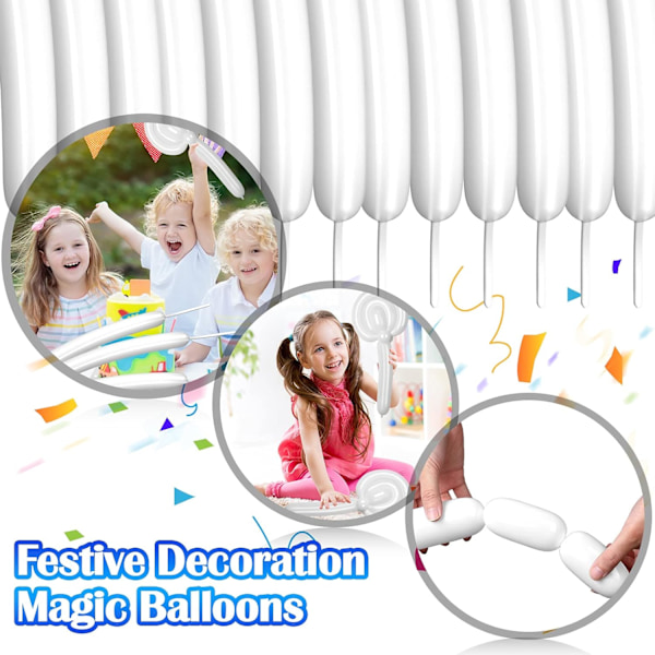 50 stk. DIY lange vridbare ballonger