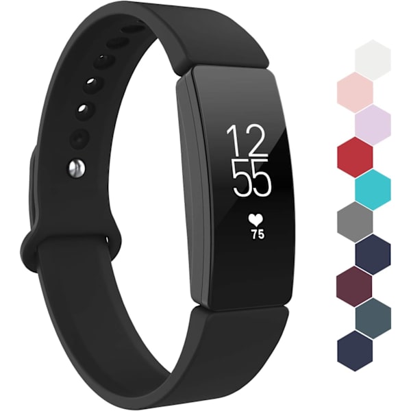 Vattentäta mjuka sportband för Fitbit Inspire/Inspire 2 (kvinnor/män)