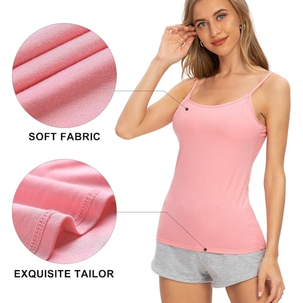 Justerbar camisole for kvinner med spaghettistropper