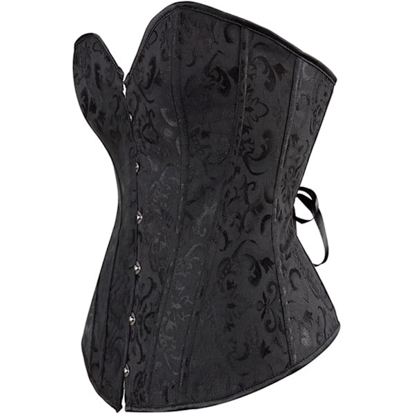 Corset Black Women Overbust Corset Bustier Top Sexy Elegant Gothic Blouse