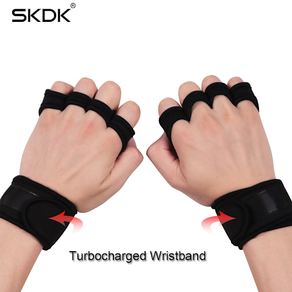 Fitness Palmhandskar, Udstyr, Anti-Slip håndledsbeskyttelse