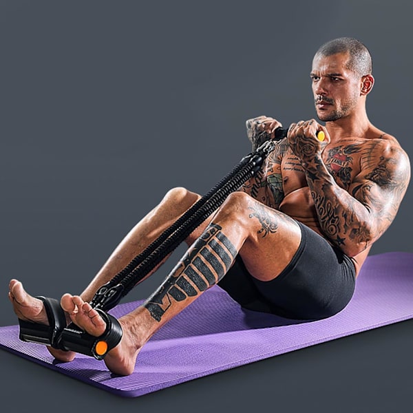 Eercise Udstyr Eercise Modstand Indr Multifunktionel Spænding Rpe Elastisk Pedaltræk Fitness Udstyr Sæt Wrkut Sort