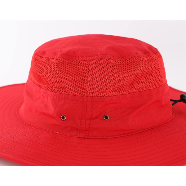 Utomhus Mesh Solhatt Bred Brätte UV Solskydd Hatt Fiske Vandring Hatt