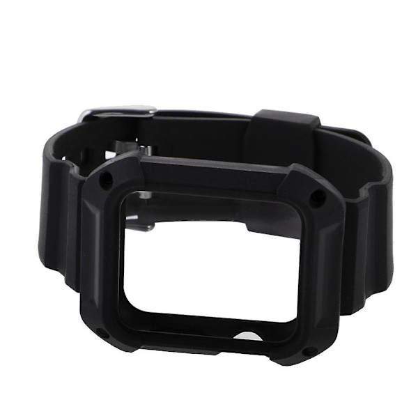 Beskyttende robust støtfanger med stropper til 42mm Apple Watch Iwatch Sort