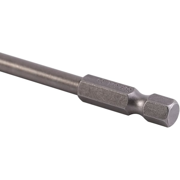 4 stk. 100 mm magnetiske skruetrækkerbits - S2 legeringsstål, 1/4 sekskantet skaft