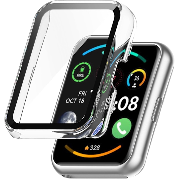Skärmskydd Kompatibelt med Huawei Watch Fit 2 Fodral Smartwatch Tillbehör Skydd Reptåligt Fullt Skyddande Skärmskydd f