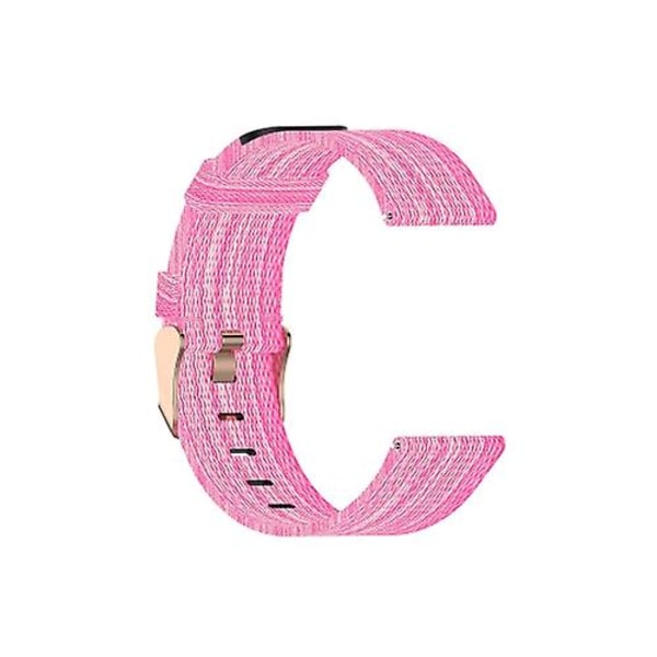 För Garmin Vivoactive 3 Nylon Watch Band ZNT Pink