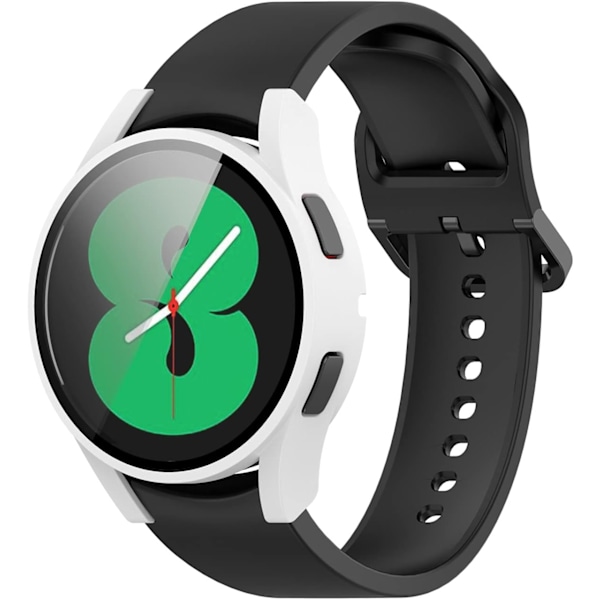 Skal Kompatibelt med Galaxy Watch 4 40mm 44mm Skärmskydd Tåligt Hårt PC Anti-Repor Stötfångare Fulltäckande Skal Smartwatch Tillbehör för Galaxy W