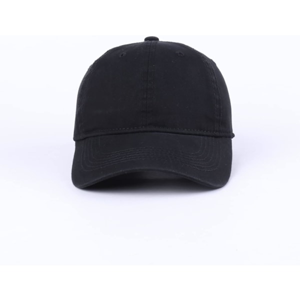 Herr Basebollkeps Bomull Låg Profil Ostrukturerad 6-Panel Sports Pappahatt