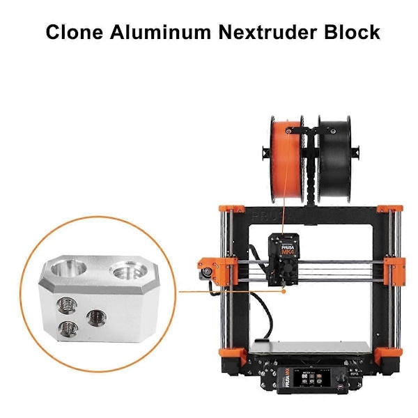 Tillbehörssats för Prusa I3 MK4 MK3.9 - för Prusa I3 MK4 Hot End Del Nextruder & Uppvärmningsblock & Silikonstrumpa