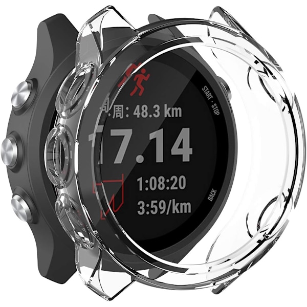 Skal Kompatibelt med GM 245 Armbandsskydd Mjukt TPU Repskydd Ram Skyddande Skal för GM 245 Music Smartwatch Klar
