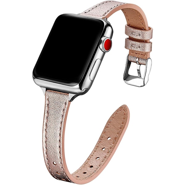 Smala læderremme, der er kompatible med Apple Watch Band 38 mm