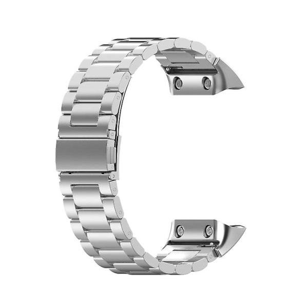Til Garmin Forerunner 35 / 30 Universal Tre Perler Rustfrit Stål Urrem ISM Silver