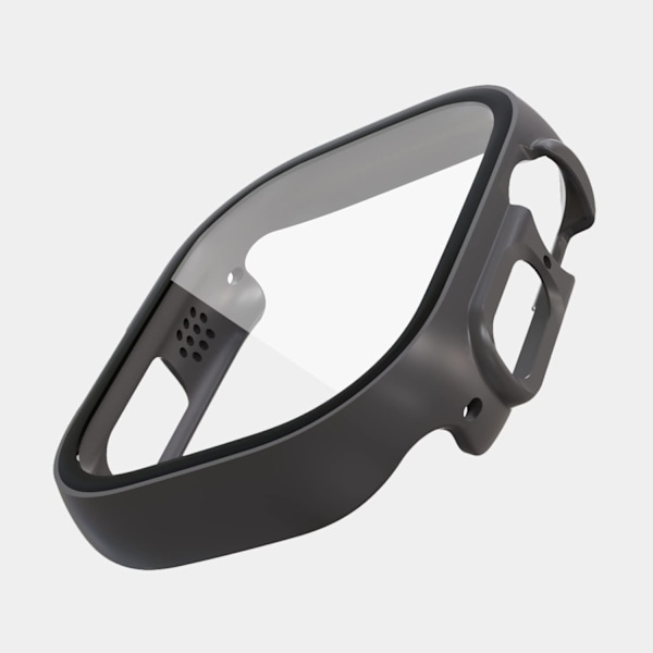 [4-Pack] Hårt PC-skal med skärmskydd i härdat glas kompatibelt med Apple Watch Ultra 49mm, Allround skyddsfodral för Apple Watch Ultra 49