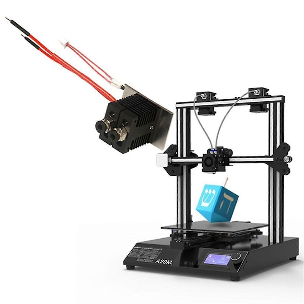 3D-skrivartillbehör, 2-i-1-extruderkit, blandad färgad hot-end extrudermunstycke för A20M A10M