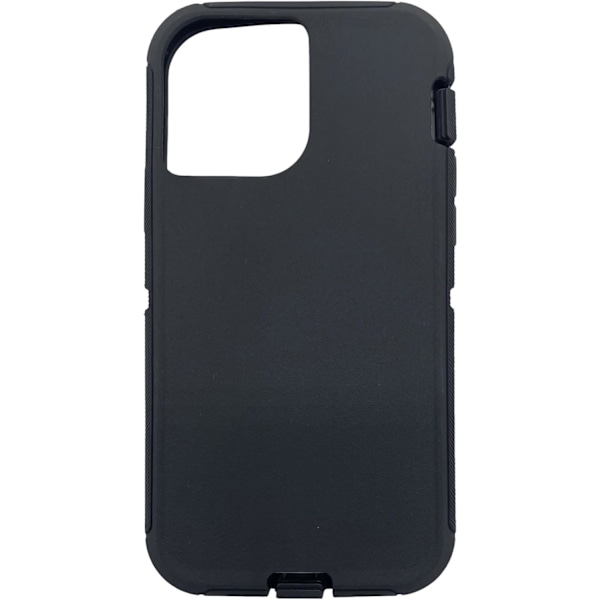 Erstatning Ytre Gummiskall Kompatibelt med iPhone 12 Pro Max Defender Series Deksel (Svart) Svart