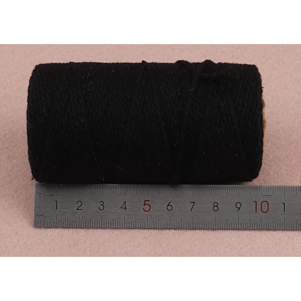656 Fod Bomuldsbagergarn Spole 10 Ply, Håndværksgarn Snor Til DIY Håndværk