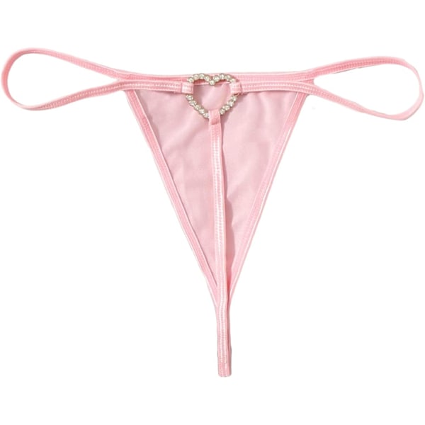 Slangeprint Hjertering Trosa Strappy Underkläder för kvinnor