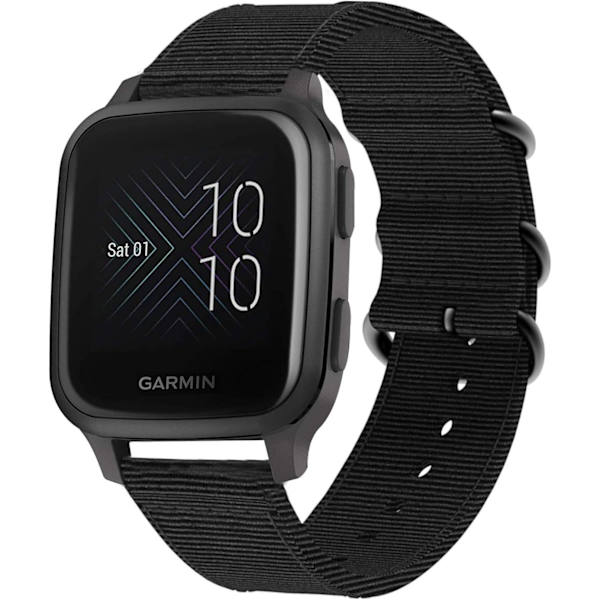 Remme, der er kompatible med Garmin Venu SQ Music, Premium Soft Nylon Quick