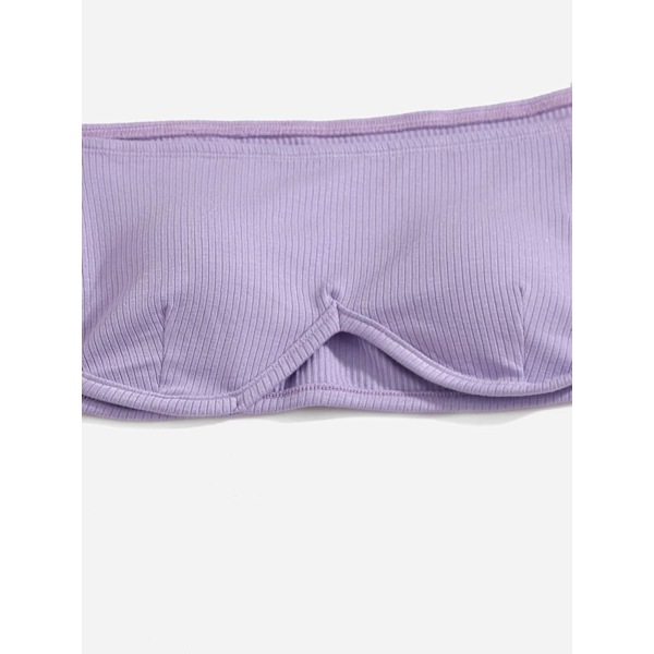Søt korsett topp for kvinner med lange ermer Crop Tops firkantet hals