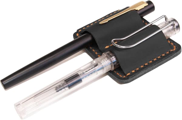 Håndlavet læderpenholderclips Notesbog Pen Loop Stilfuld, notesbog pen blyantholderclips og Praktisk Pen Organizer