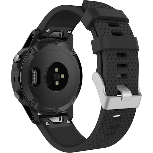 Hurtigmontert silikonerstatningsreim for Garmin Fenix og Descent