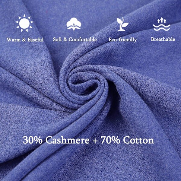 Kasjmir Pashmina Skjerf og Sjal - Myke Dame Pashminas (20 Farger)
