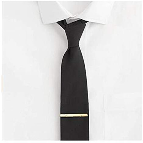 Slipsklemmer i rustfrit stål - Minimalistiske slipsnåle