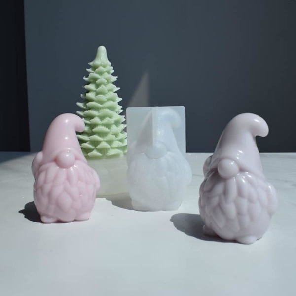 3D Jul Snögubbe Form, Epoxihartsformar Silikon