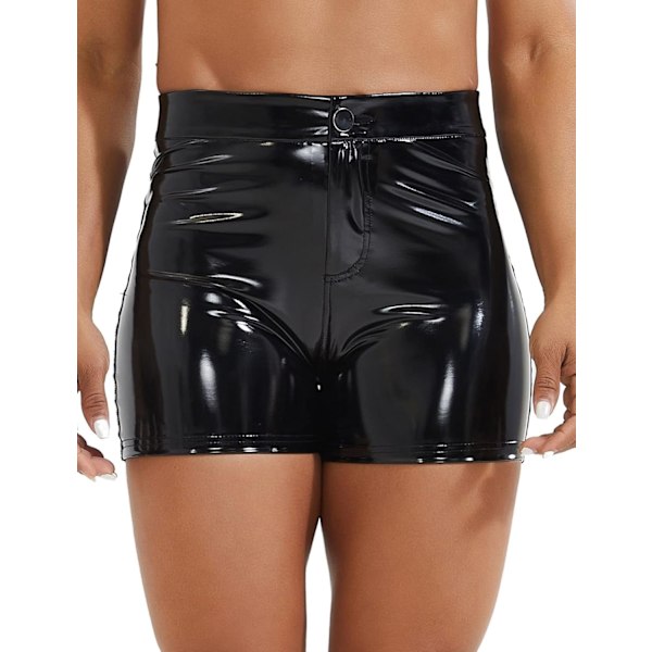 Kvinde Kunstlæder Leggings Bukser PU Elastisk Formgiven Hofte