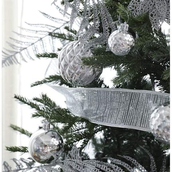 Julgranskulor Dekorationer - 36 st krossäkra julgransdekorationer med