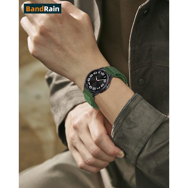 One Click No Gap Alpine Loop Band Kompatibel med   Galaxy Watch 7 6 4 5 FE Band 40mm 44mm/Galaxy Watch 6 4 Classic Bands 47mm 43mm 42mm 46mm/5