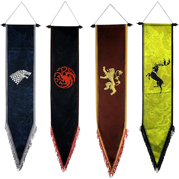 Game GoT Thrones - Game GoT Thrones Stark hus banner 167X33CM Stark Stark