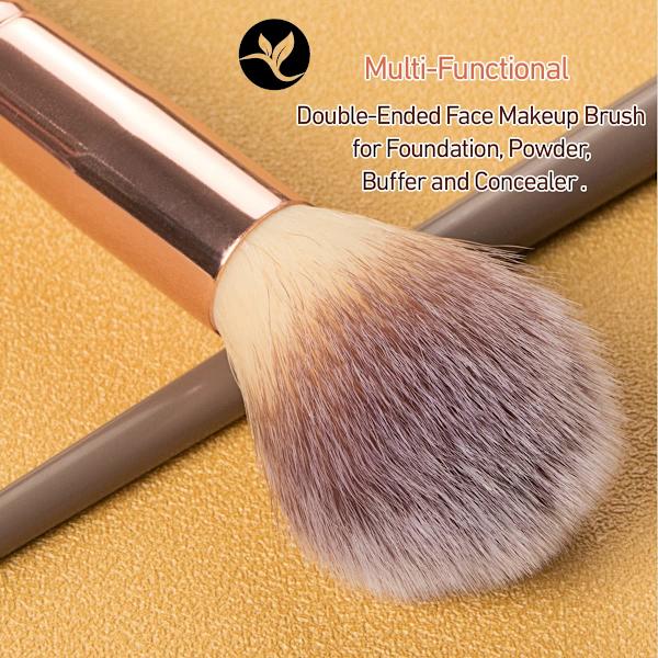 Foundation makeup børste, dobbeltsidige børster