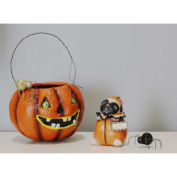 Bethany Lowe 'Happy Howl-O-Ween' Mops Hvalp
