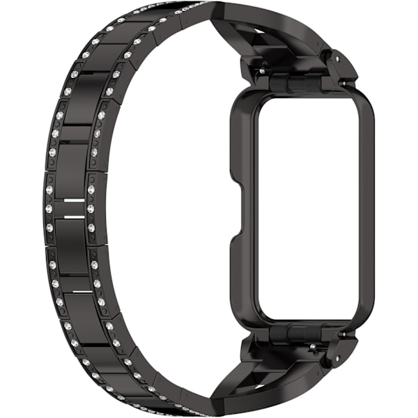 Band kompatibel med   Galaxy Fit 3 Justerbart Bling Armband Remband Ersättning Remmar för Galaxy Fit 3 Klocka Svart  Svart