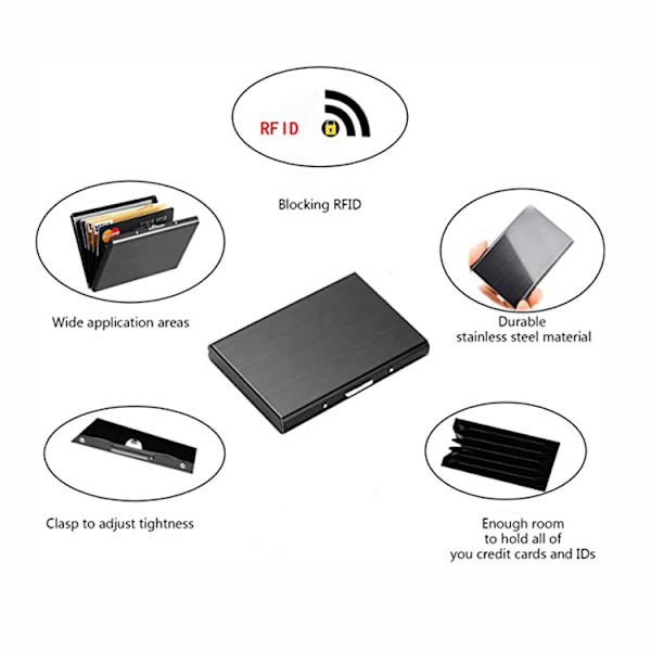RFID-tegnebog i aluminiumlegering