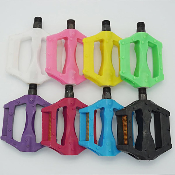 Resin børnecykelpedal - 1 par 9/16 pedaler med reflekser