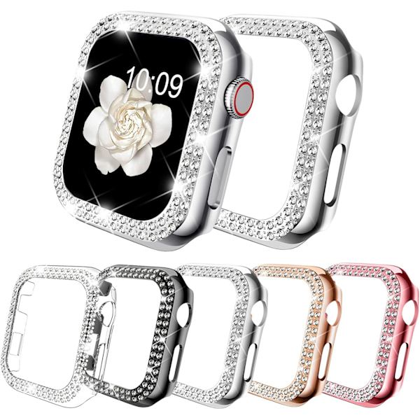 5-pak kompatibel for Apple Watch 38 mm case Bumper Cover Series 8 7 6