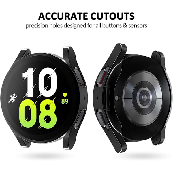 4 stk. skærmbeskyttelse til Samsung Galaxy Watch 5 etui 40mm 44mm
