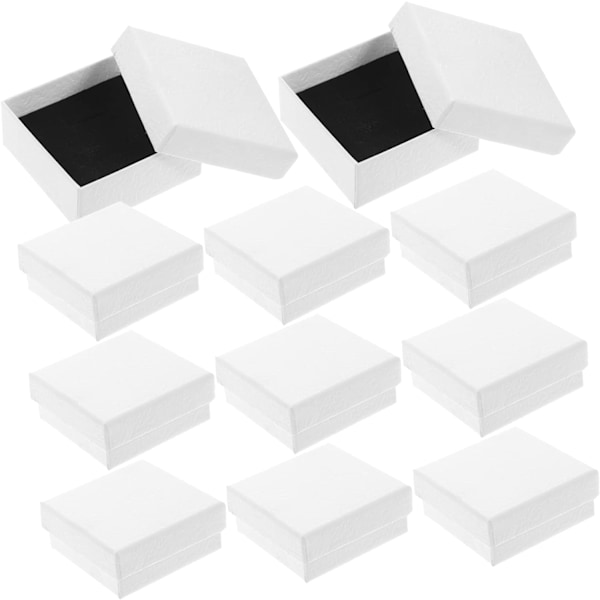 24 st smyckeskrin smyckesförpackning kartong smyckeskrin smyckesförvaring armband presentask små lådor små smyckeskrin för skosnören slipslös