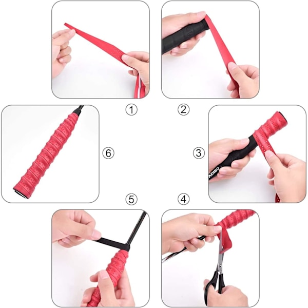 Superabsorberende Racketgrep - Badminton og Tennisracket