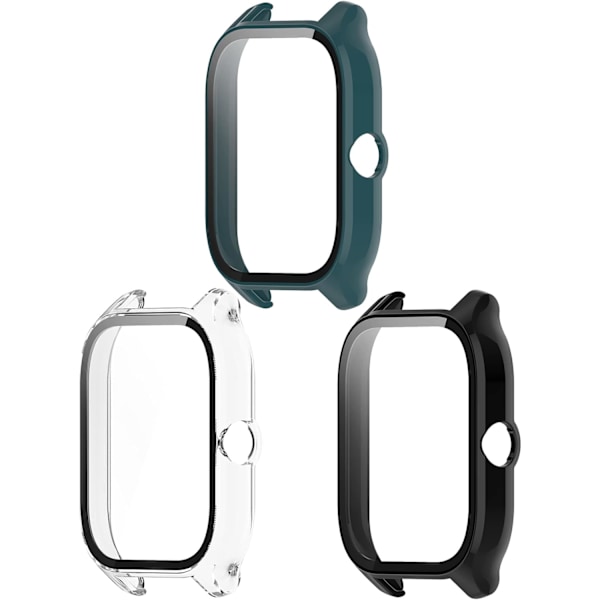 3-pack skärmskydd kompatibla med Amazfit GTS 4-skal (ej för GTS4 Mini) Smartwatch-skydd Repskyddande skärmskydd för Amaz