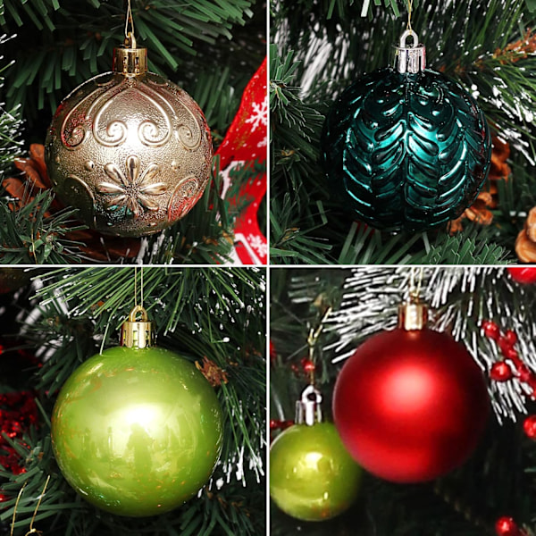 Julgransprydnader, 40 st julgranskulor set krossäkra