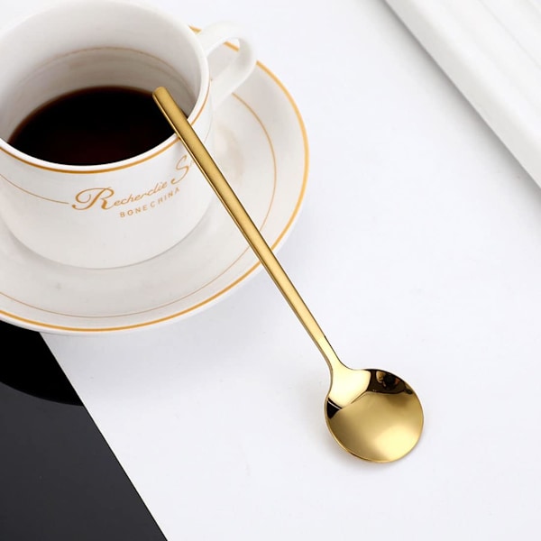 Mini kaffeskje - espressoskjeer i rustfritt stål (små teskjeer)
