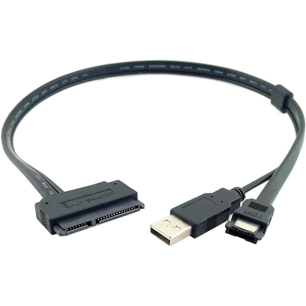 2,5 tums harddisk 22 stift till Edata + USB power 50 cm