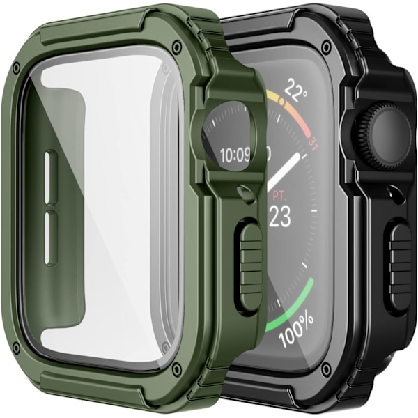 2-pack robust fodral som är kompatibelt med Apple Watch